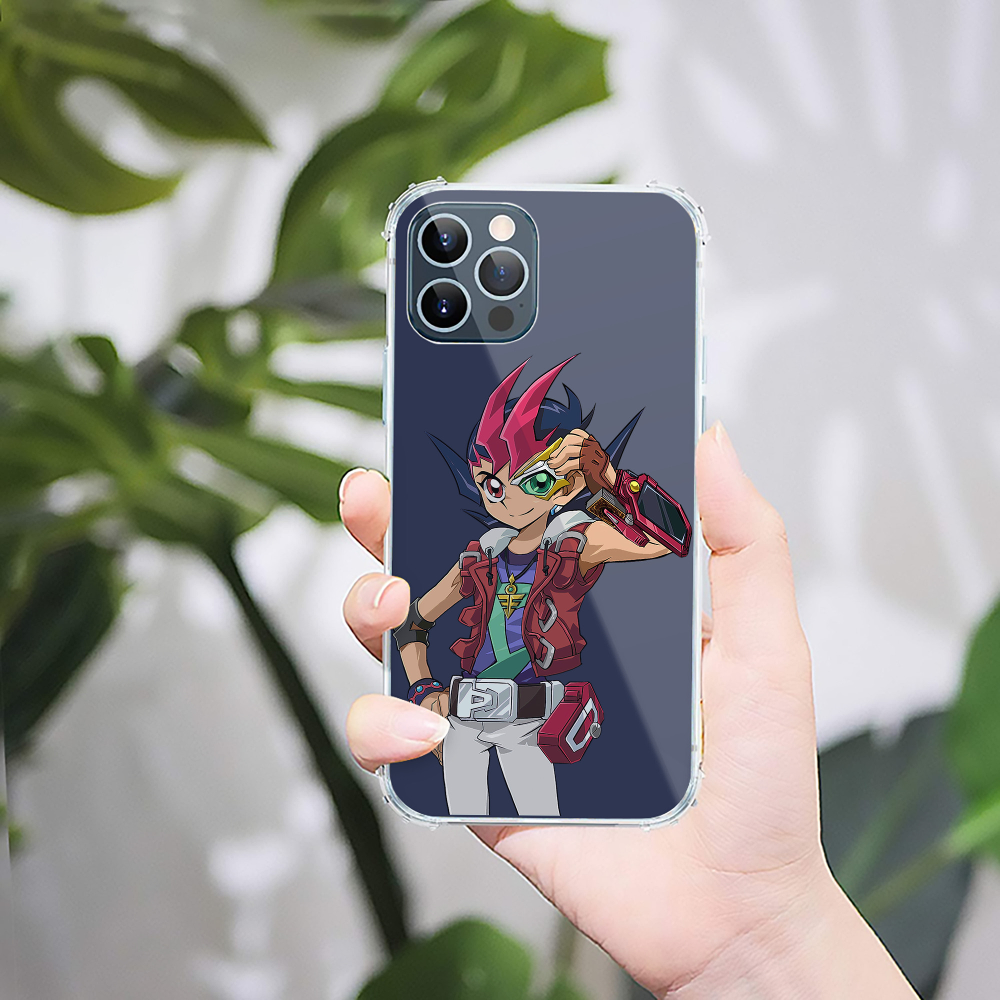 （画像用） 遊☆戯☆王 Yu-Gi-Oh! 【iPhone 12シリーズ対応】透明スマホケース（クリアソフトケース）